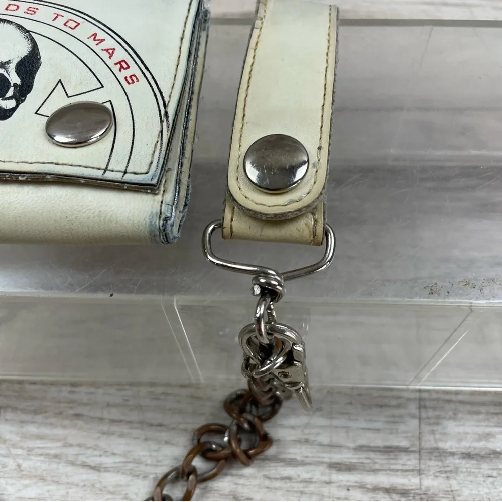 RARE 30 Seconds To Mars A Beautiful Lie Chain Wallet HTF Emo Rock Y2K
